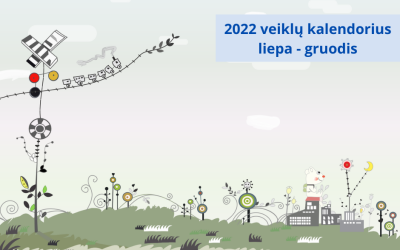 2022 veiklų idėjų kalendorius liepa – gruodis